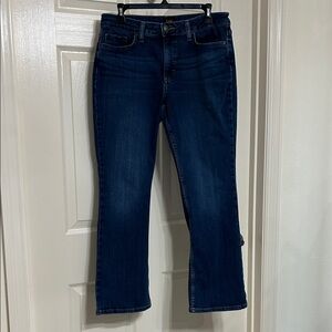 Lee Dark Blue Boot Cut Women's Jeans Stretchy Inseam 28 Waist 16